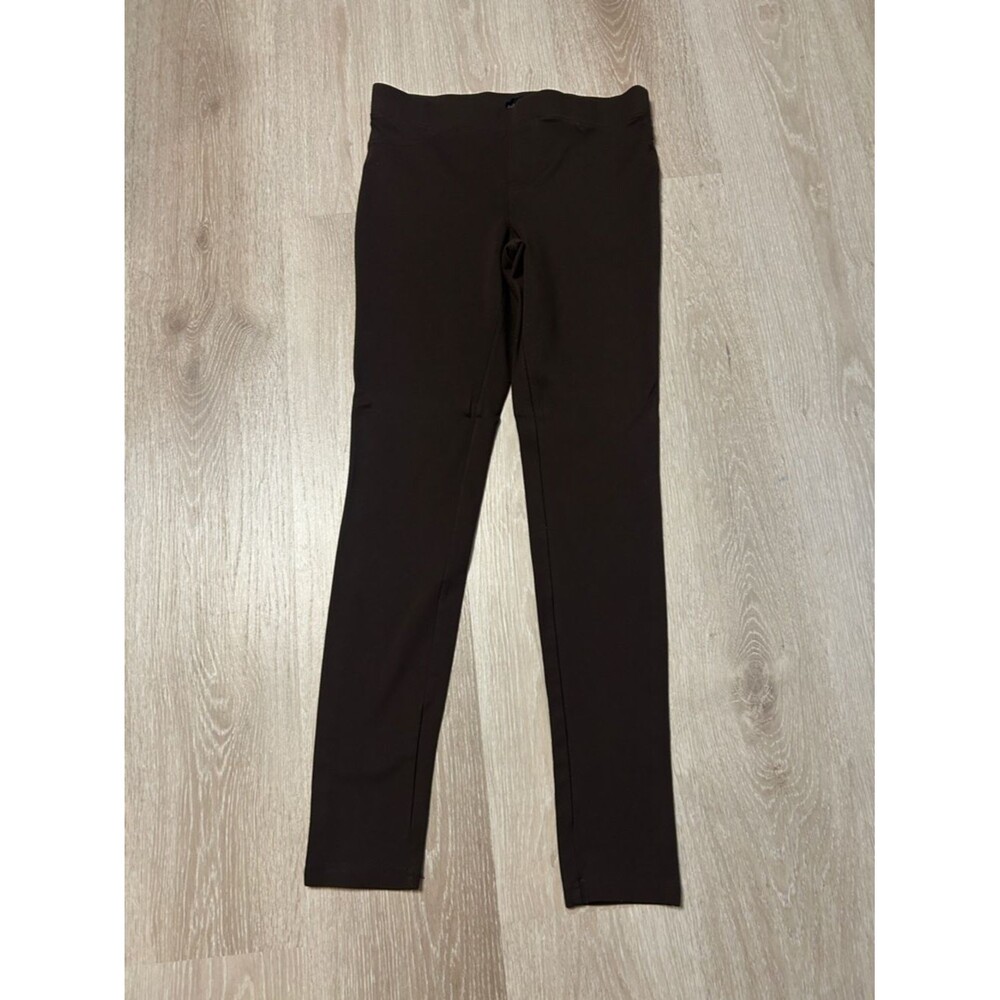 Hue Mid Rise Brown Jegging w Back Pockets Sz Small